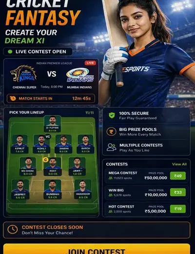 8clubgame (8 club game) fantasy cricket & matchday visual 3